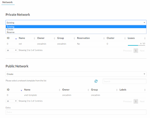 Expanding OpenNebula's multi-VM management component with more network ...