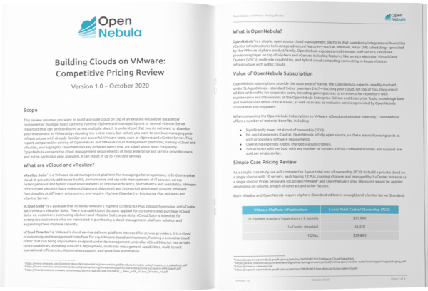 VMware pricing report