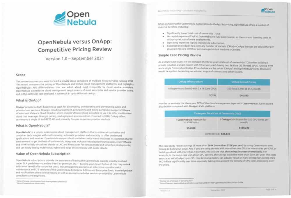 Choosing the Right Storage for Your Cloud by OpenNebula