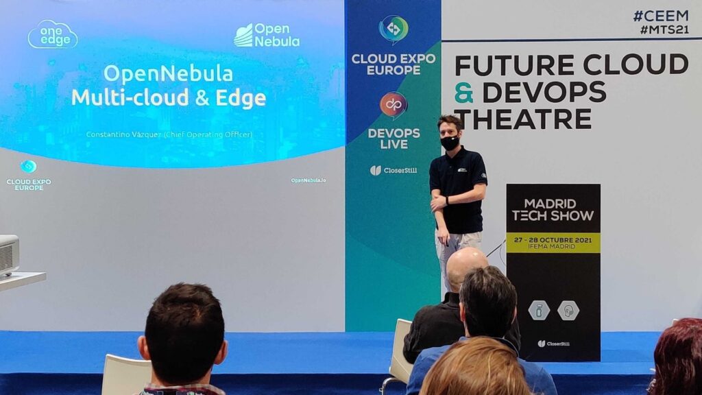 OpenNebula Cloud Expo Madrid Tino speaker session