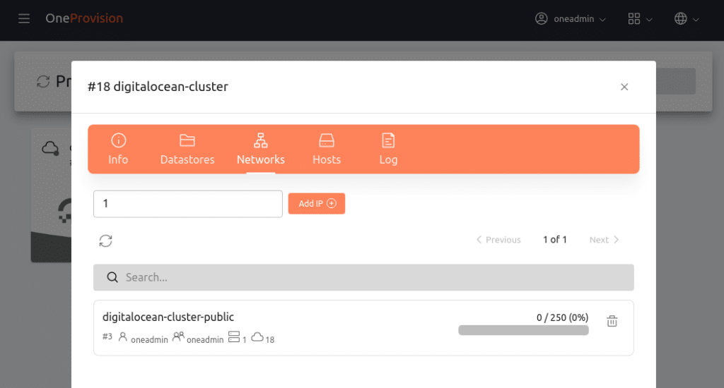 Adding Digital Ocean Cluster IPs to the Oneprovision Tool