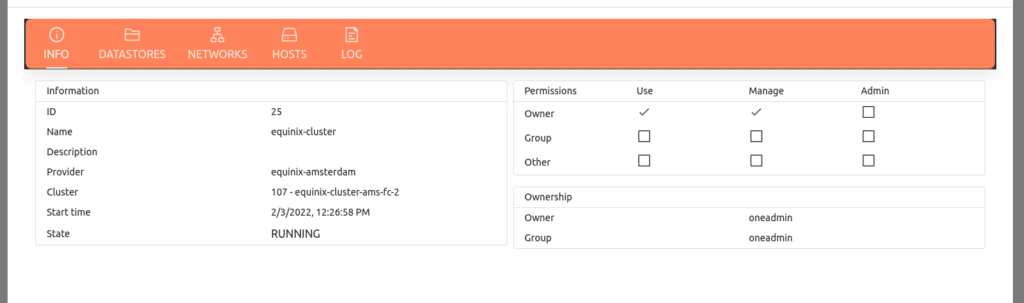 Running Edge Clusters in Equinix with two hosts