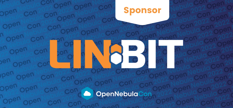 New Sponsor for OpenNebula Conference 2022 LINBIT