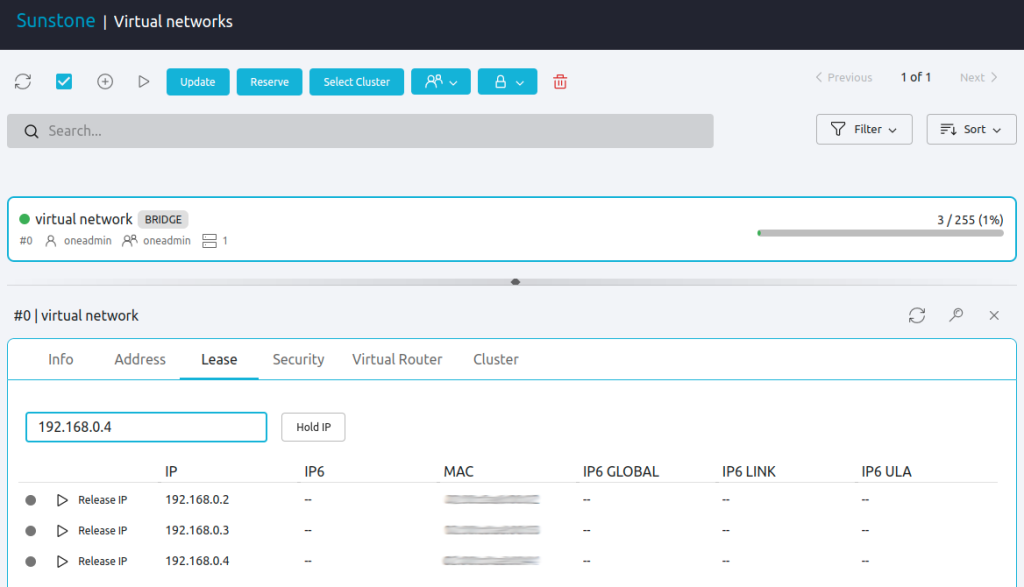 OpenNebula Sunstone Release 6 4 2 EE