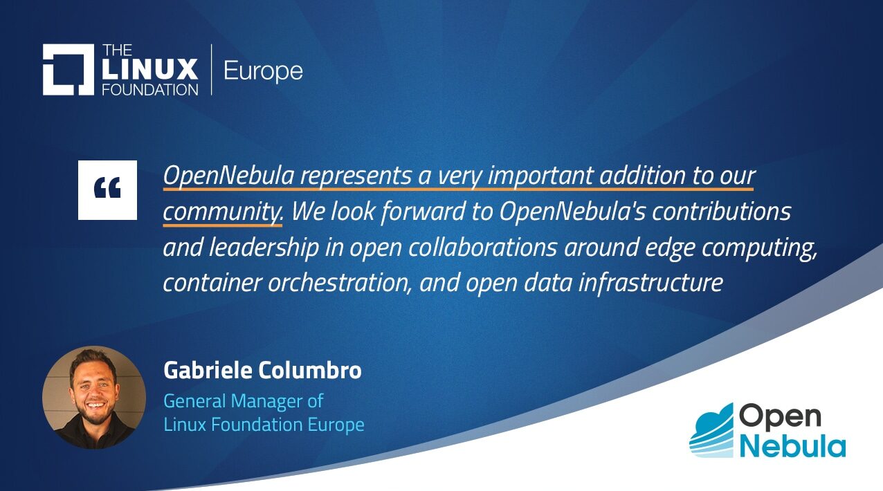 linux foundation europe quote for OpenNebula e1680526751241
