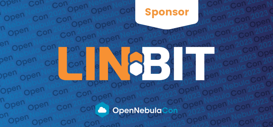 New Sponsor for OpenNebula Conference 2023: LINBIT