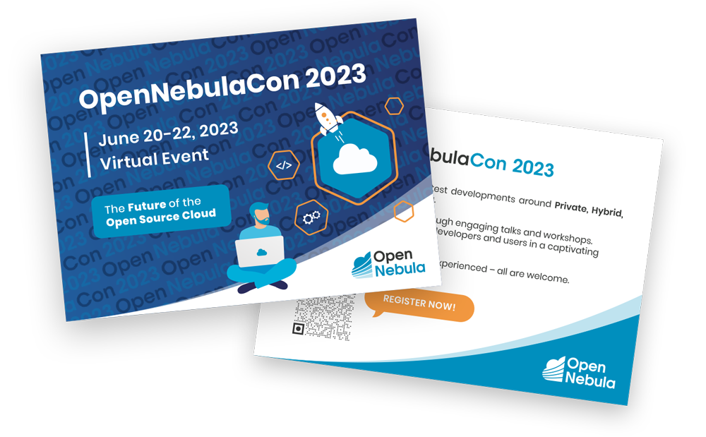 OpenNebulaCon2023 Flyer