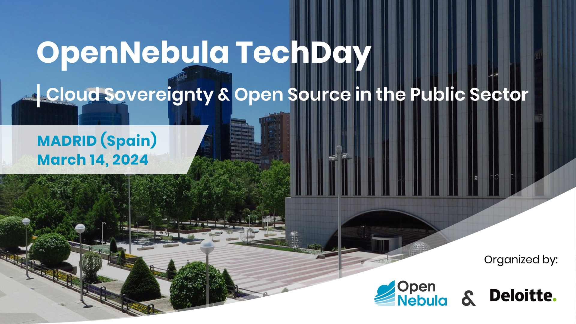 OpenNebula TechDay Bilbao 2023 Banner