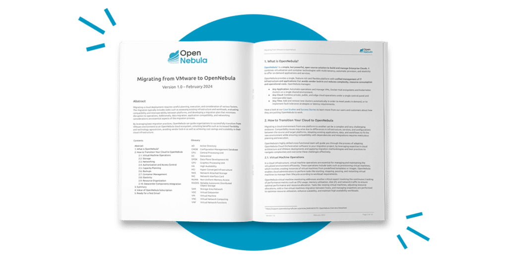 Migrating from VMware to OpenNebula White Paper