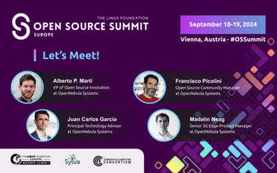 Join the OpenNebula Systems Team at the Linux Foundation Open Source Summit in Vienna