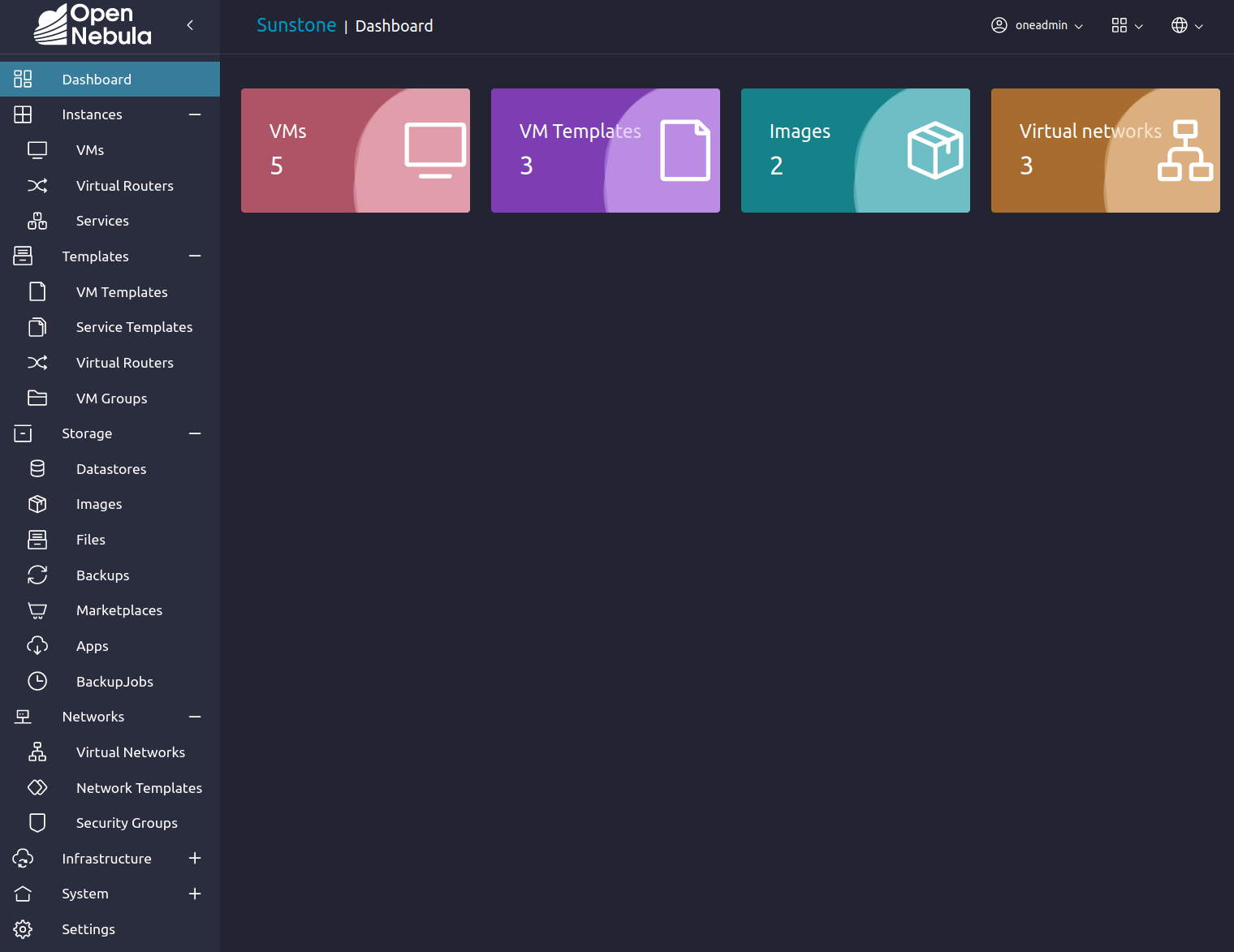 OpenNebula 6.10 FireEdge Sunstone