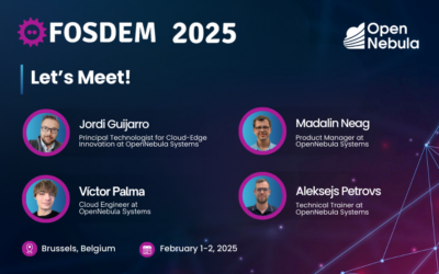 Join OpenNebula Systems at FOSDEM 2025