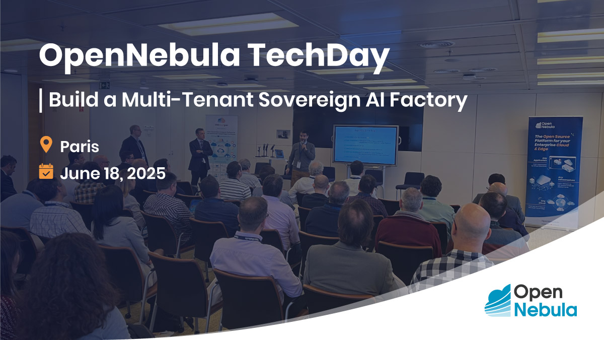 OpenNebula Techday Paris 25