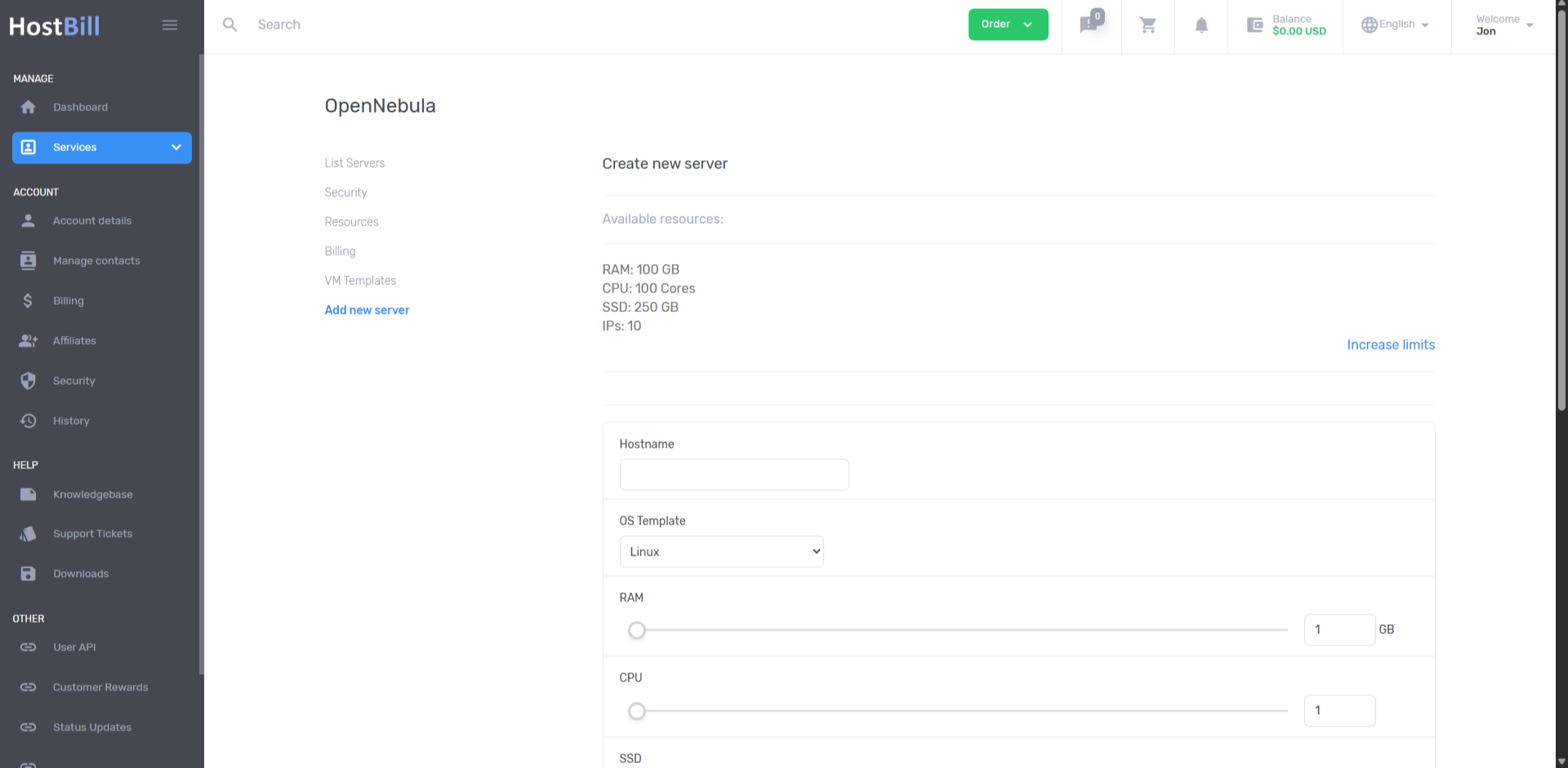 HostBill