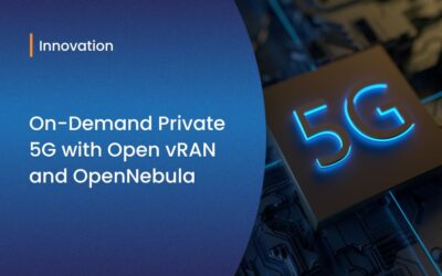 On-Demand Private 5G with Open vRAN and OpenNebula