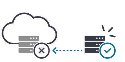 Disaster recovery icon