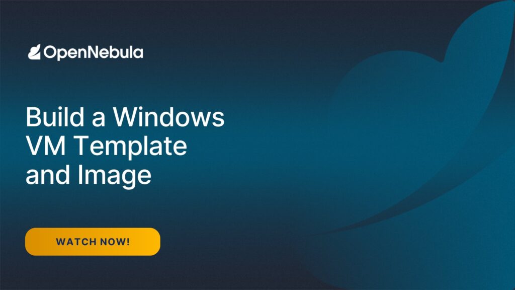 Building and Instantiating Windows VMs with OpenNebula 1 OpenNebula Windows VMs Template