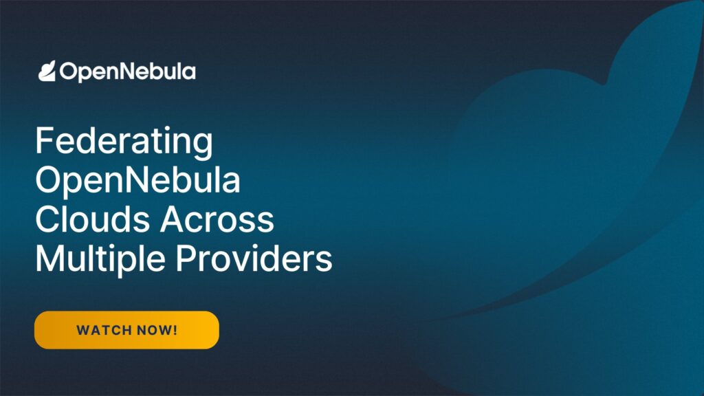 Federating OpenNebula Clouds Across Distributed Data Centers 2 OpenNebula