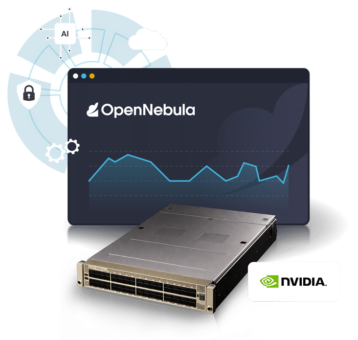 OpenNebula with NVIDIA illustration