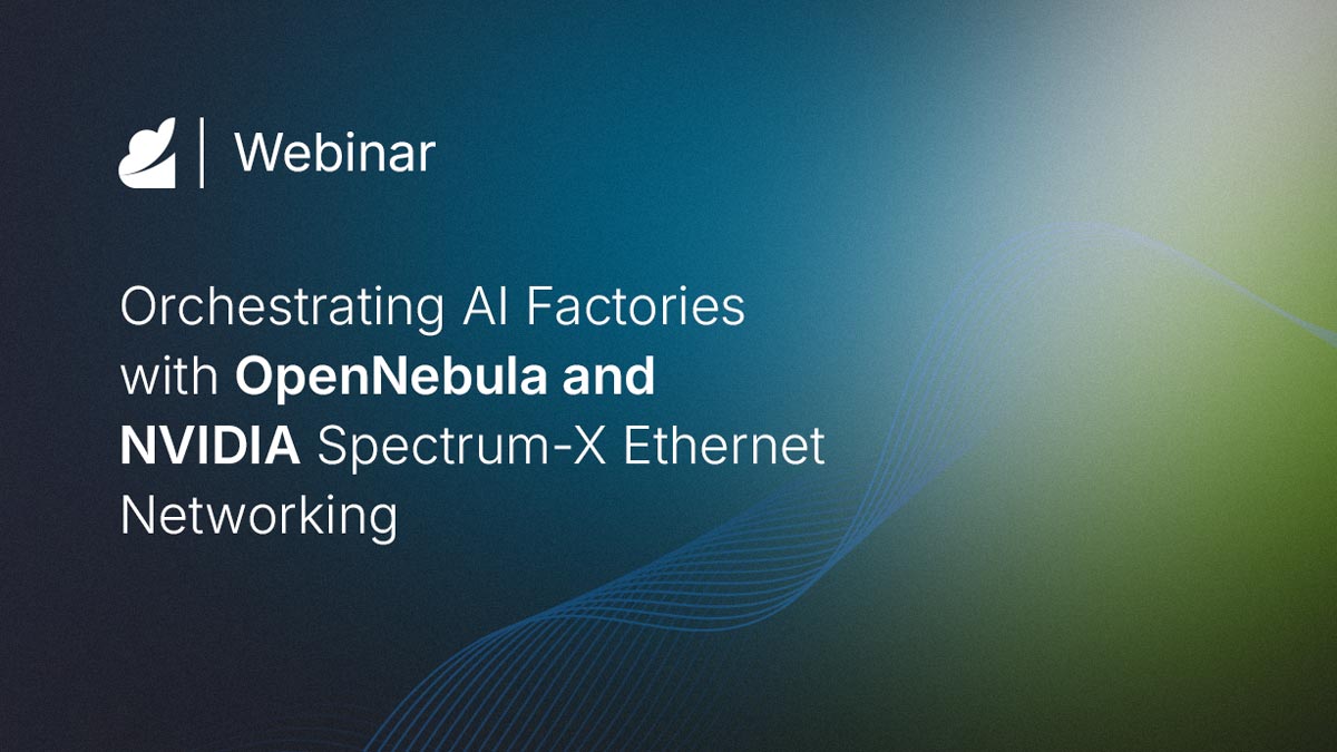 Webinar OpenNebula and NVIDIA
