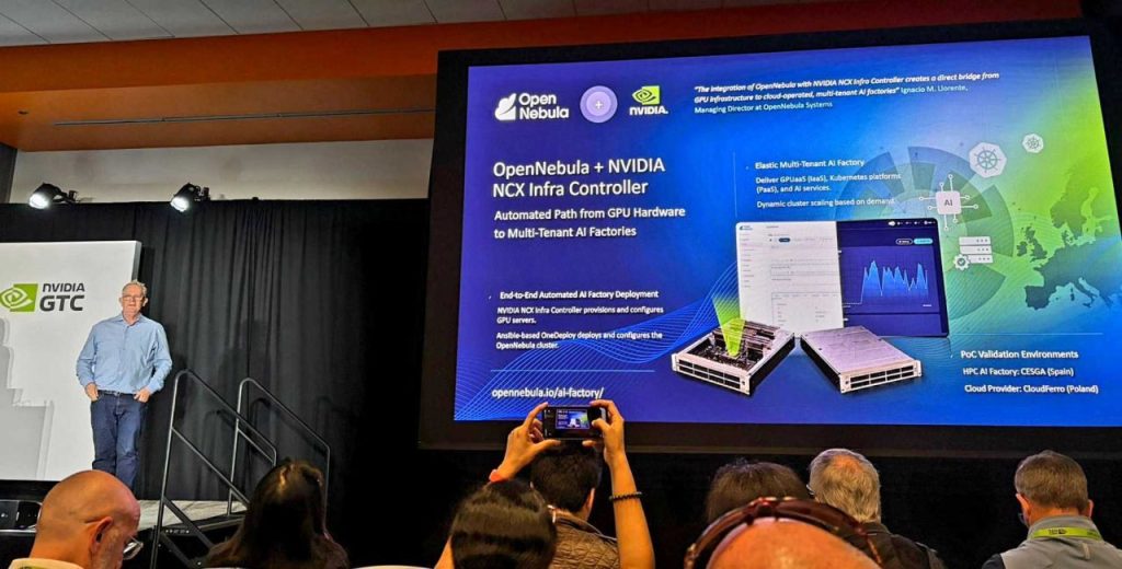 Inside NVIDIA GTC 2026: How OpenNebula Systems Is Powering the Next Wave of AI Infrastructure 3 GTC presentation opennebula ncx