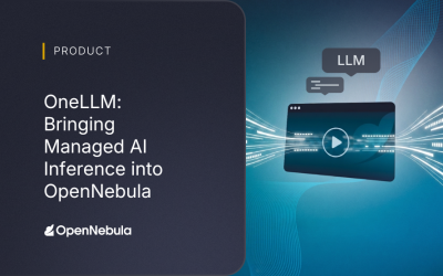 OneLLM: Bringing Managed AI Inference into OpenNebula