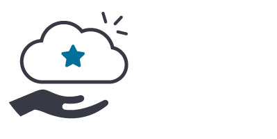 Optimized cloud costs icon
