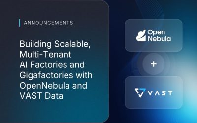 Building Scalable, Multi-Tenant AI Factories and Gigafactories with OpenNebula and VAST Data