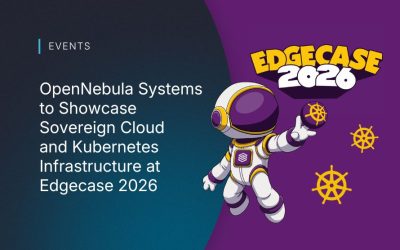 OpenNebula Systems to Showcase Sovereign Cloud and Kubernetes Infrastructure at Edgecase 2026 in the Netherlands