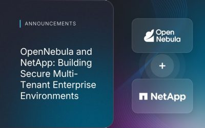 OpenNebula and NetApp: Building Secure Multi-Tenant Enterprise Environments