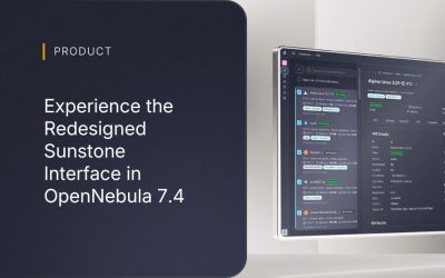 Experience the Redesigned Sunstone Interface in OpenNebula 7.4