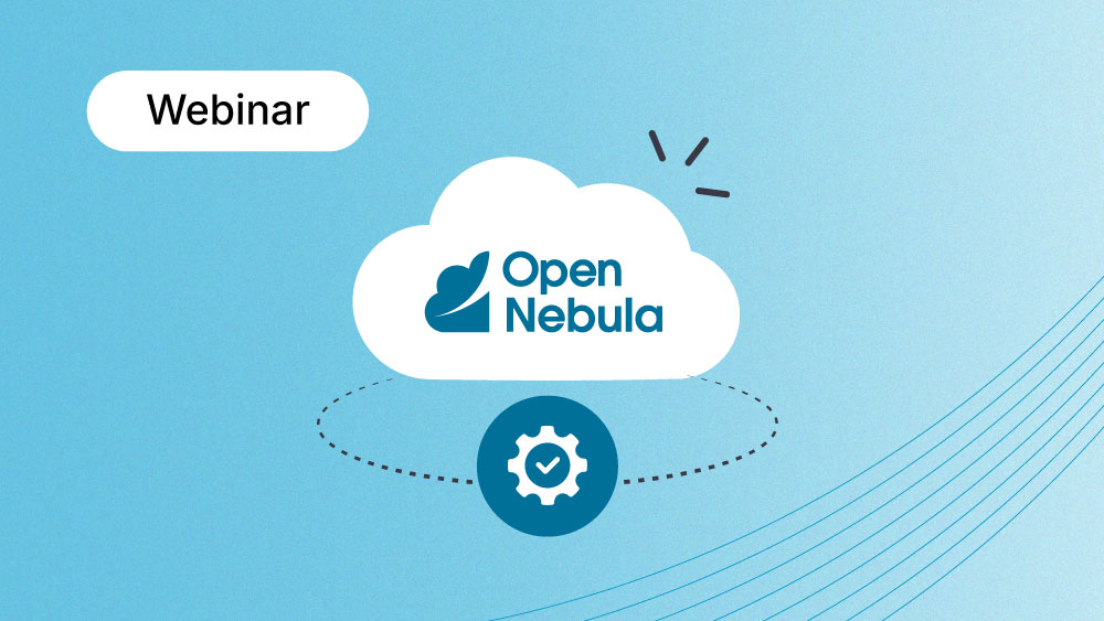Webinar cover AI Factory OpenNebula + NVIDIA