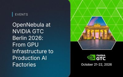 OpenNebula at NVIDIA GTC Berlin 2026: From GPU Infrastructure to Production AI Factories